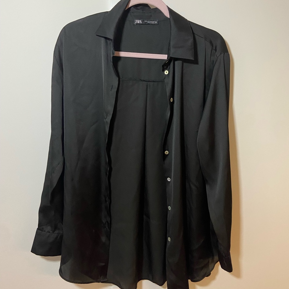 Zara silk flannel